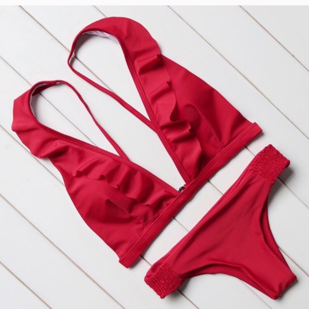 Red bikini